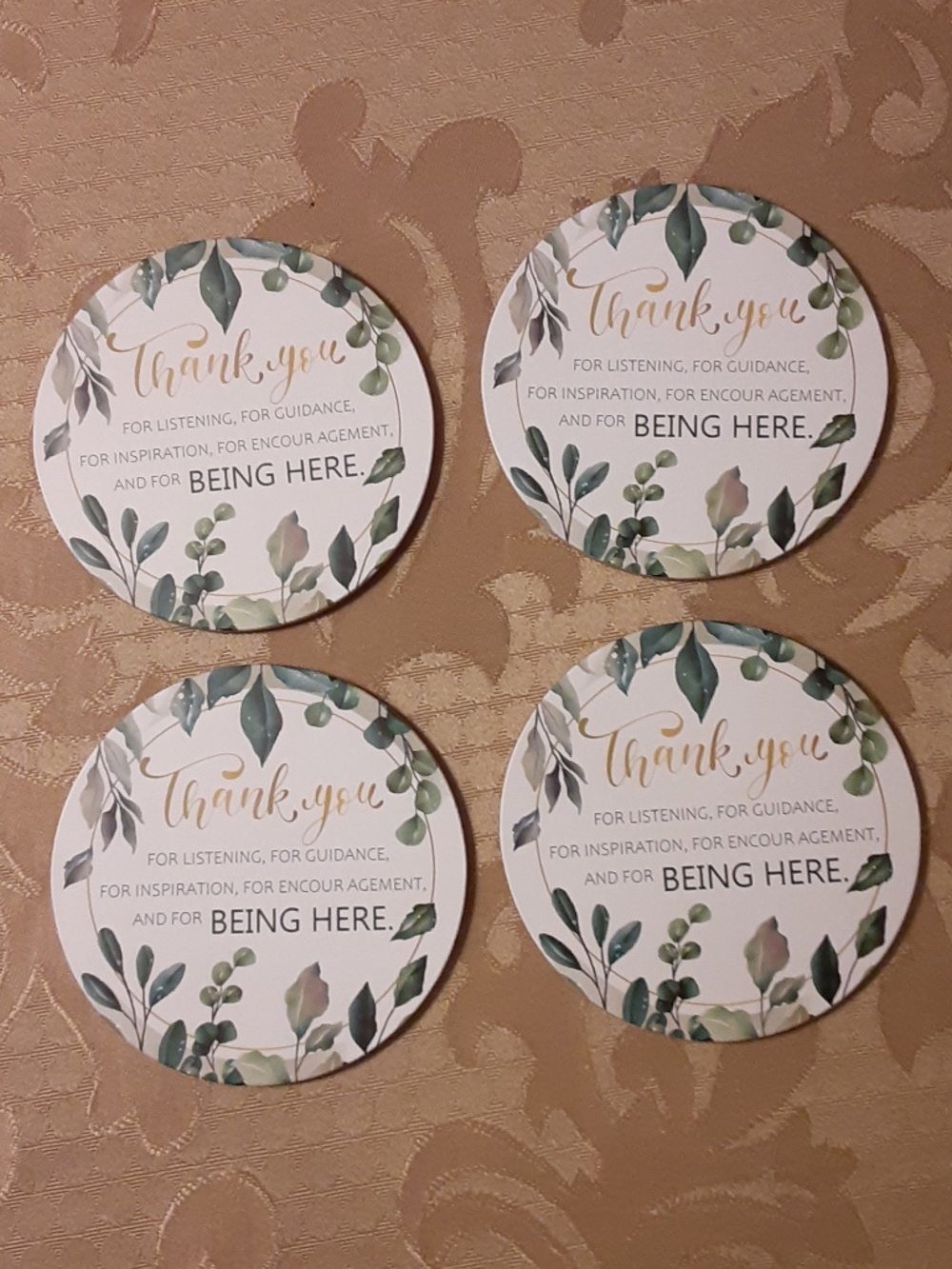 Inspirational Coaster Set